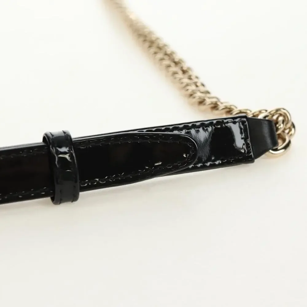 Chanel Matelasse Boy Chain Wallet Shoulder Bag Black